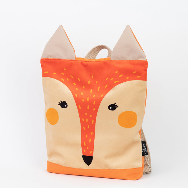 Kids Fox Backpack with Whimsical Design