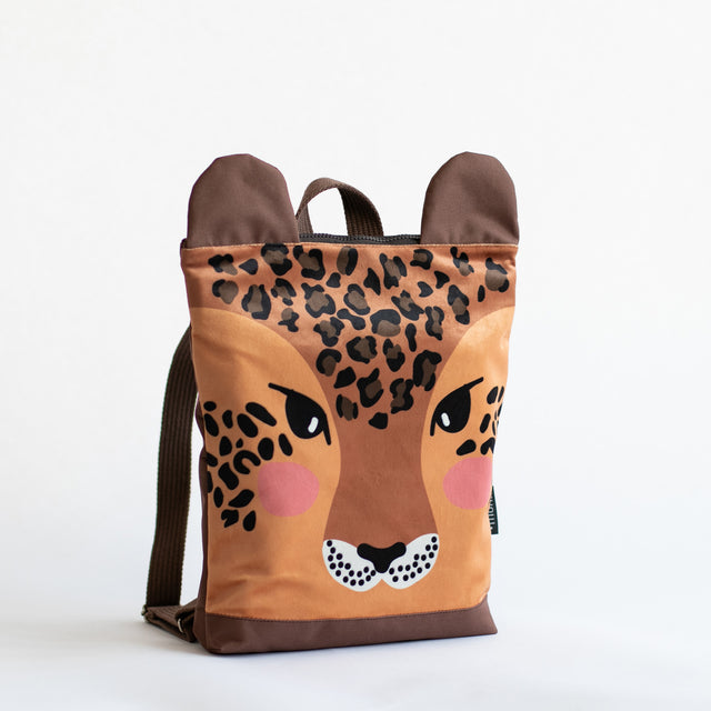 Cute Leopard Print Toddler Backpack – Perfect for Adventures by Muni at www.brixbailey.com