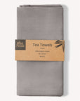 Organic Cotton Tea Towels - Herringbone Weave - Set of 2