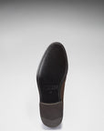 Brown Suede Goodyear Welted Laced Loafers
