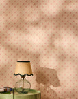 Green Petal Jute Scallop Lampshade