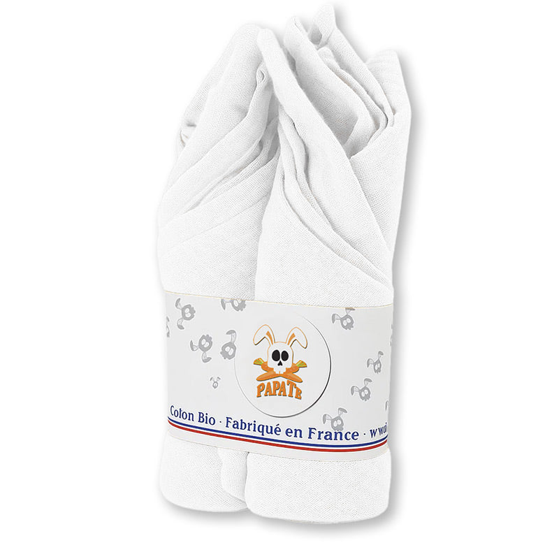 langes blanc en coton bio puericulture