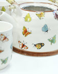 Large Herbal Teapot - Butterfly Design