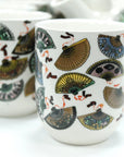Large Herbal Teapot - China Fan Design