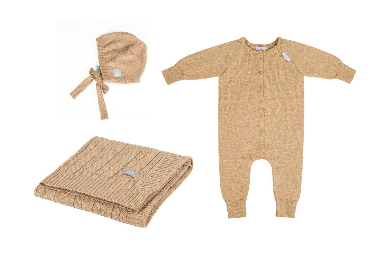 Merino Wool Newborn Gift Set - Soft, Warm & Certified Cruelty-Free by Wool In Love at www.brixbailey.com