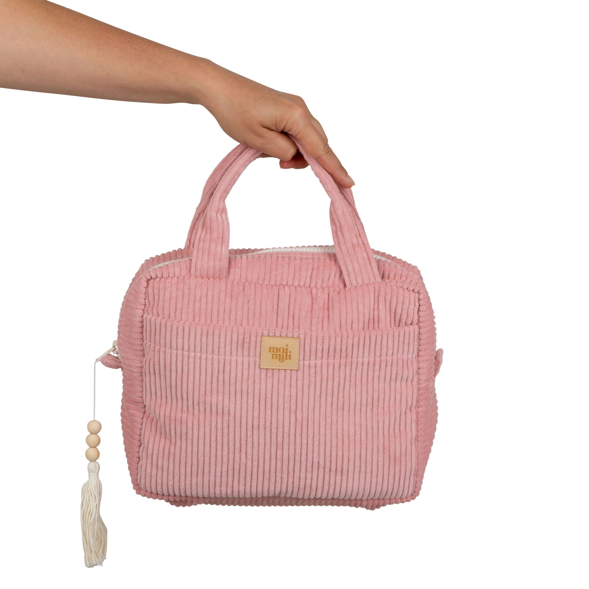 Large Baby Pink Makeup Bag