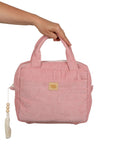Large Baby Pink Makeup Bag