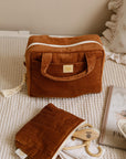 Chic Caramel Makeup Bag Set