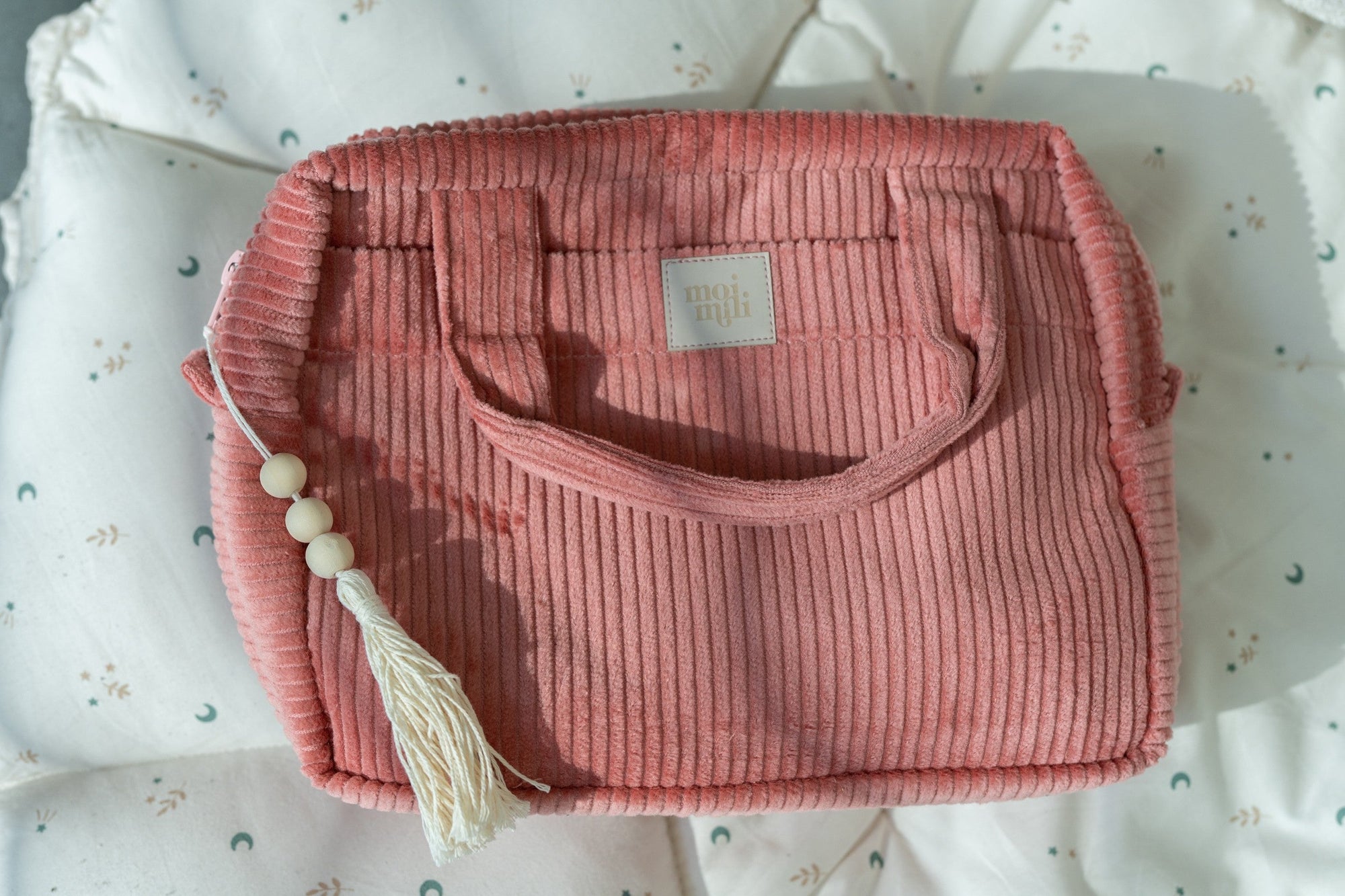 Coral Make Up Bag Set in Two Practical Sizes