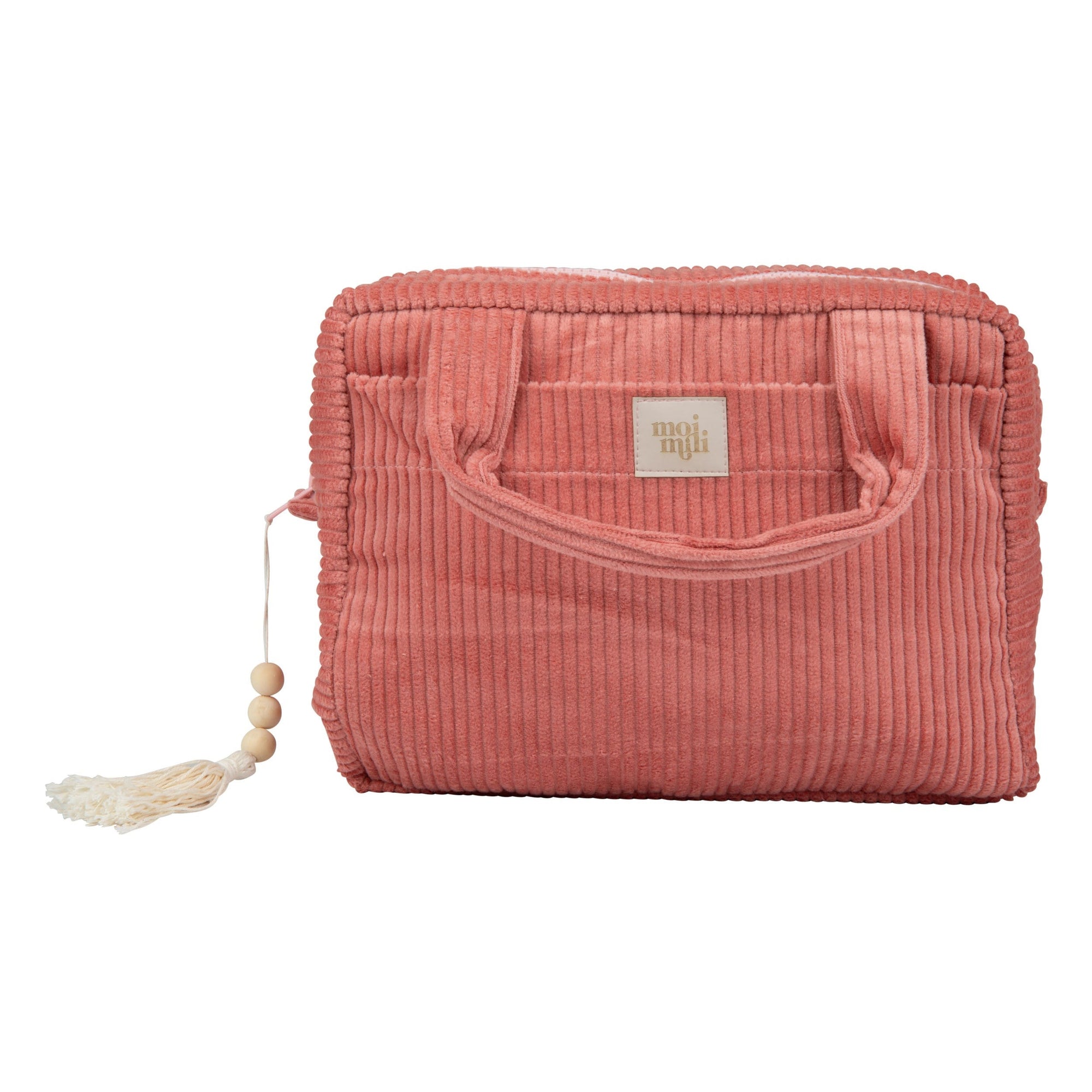 Large Coral Make Up Bag for Travel and Daily Essentials