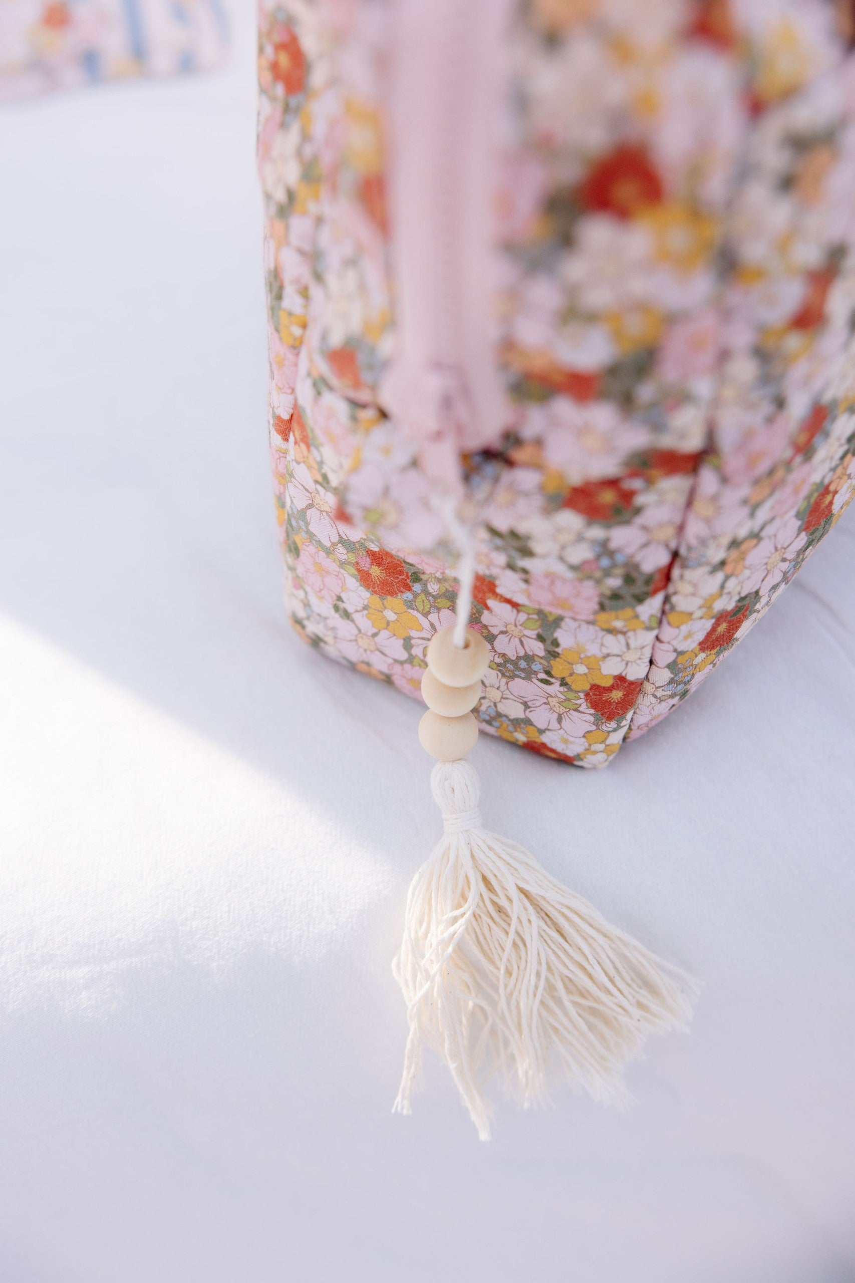 Spacious Green Garden Makeup Bag