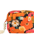 Large Makeup Bag Picnic with Floral Print