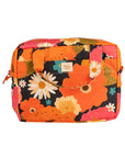 Large Makeup Bag Picnic with Floral Print
