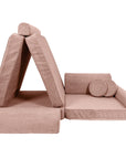 Large Modular Sofa for Kids - Slimcord Corduroy Pink