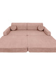 Large Modular Sofa for Kids - Slimcord Corduroy Pink