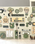 Large Montessori busy board for learning (60×70 cm)