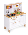 Wooden Play Kitchen with Lights and Sounds