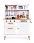 Wooden Play Kitchen with Lights and Sounds