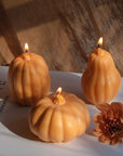 Large Pumpkin Shaped Candles