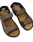 Lauri Leather Sandals - Brown