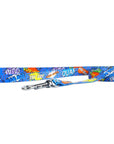 Blue Graffiti Dog Leash for Stylish Daily Walks