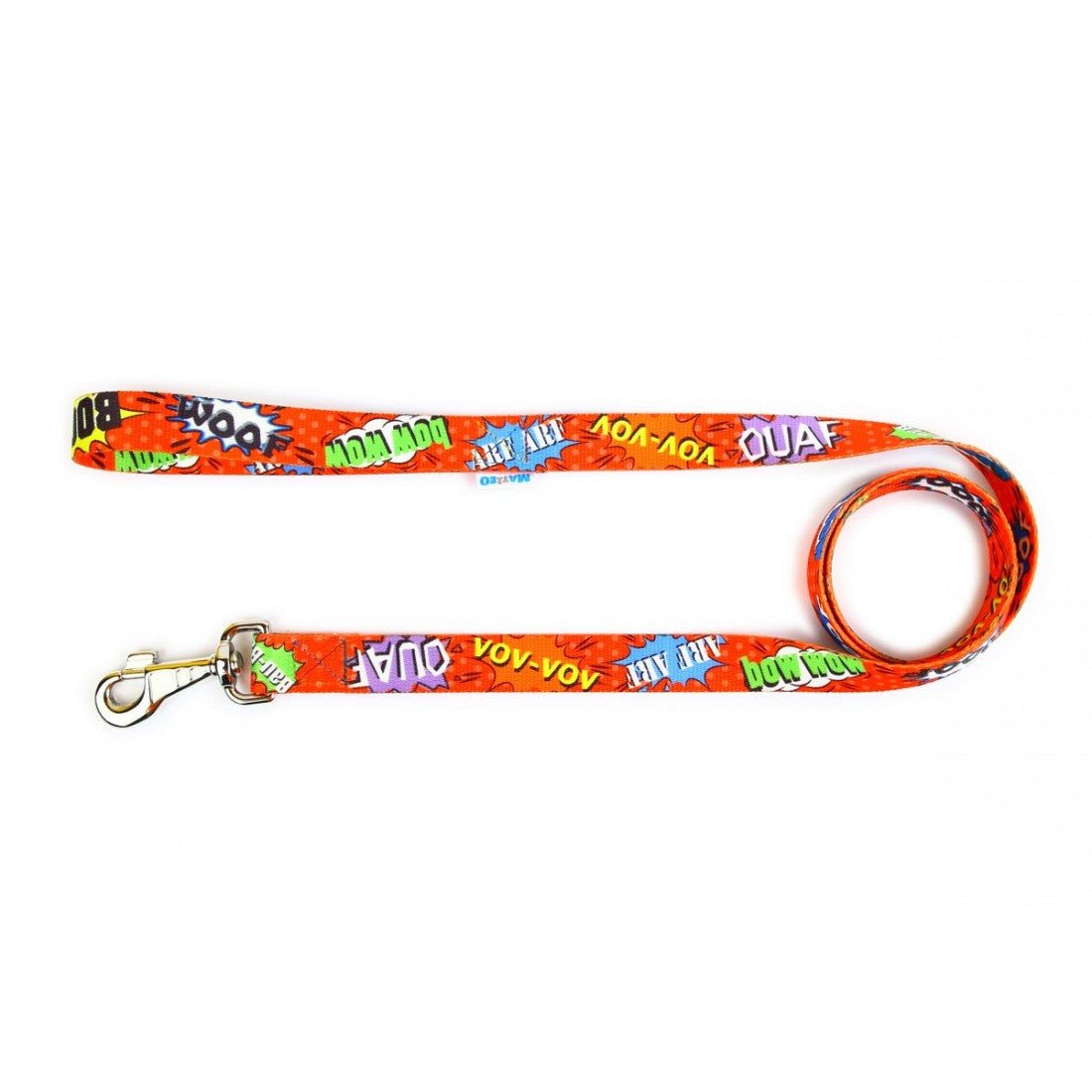Red Graffiti Dog Leash for Daily Style and Walks