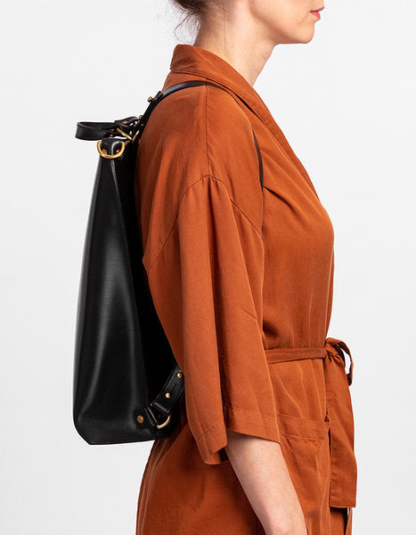 Leather Backpack and Shoulder Bag Hybrid