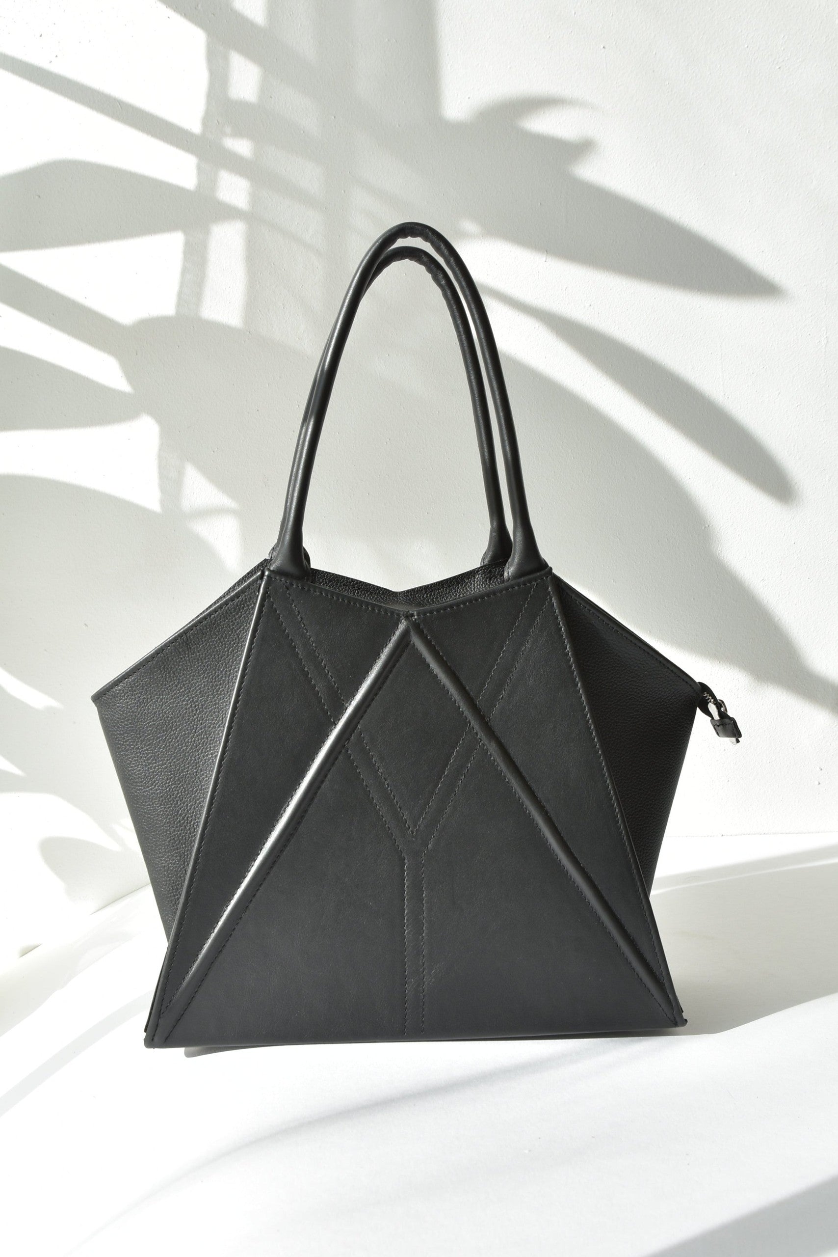 Handmade Leather Shoulder Tote Bag