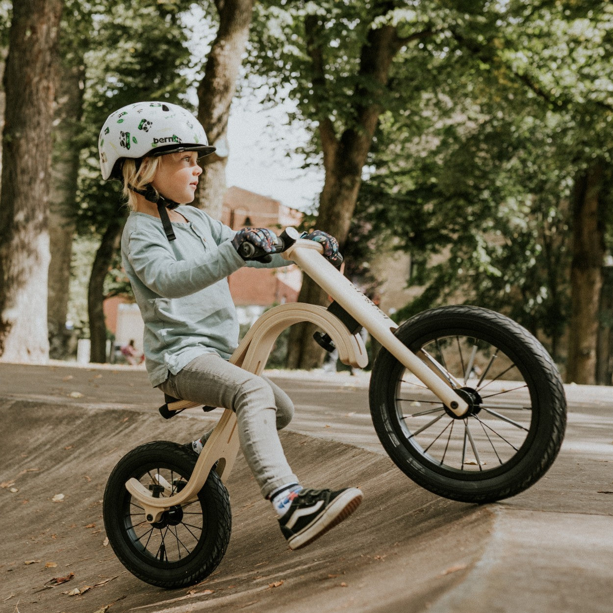 Three in One Wooden Balance Bike for Toddlers