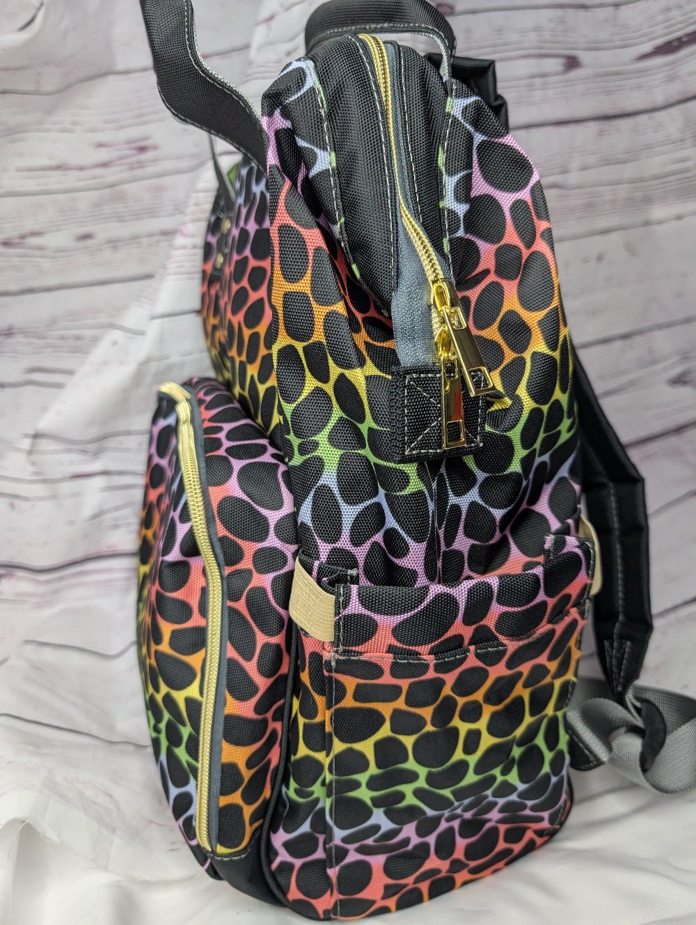 Rainbow Roar Changing Bag