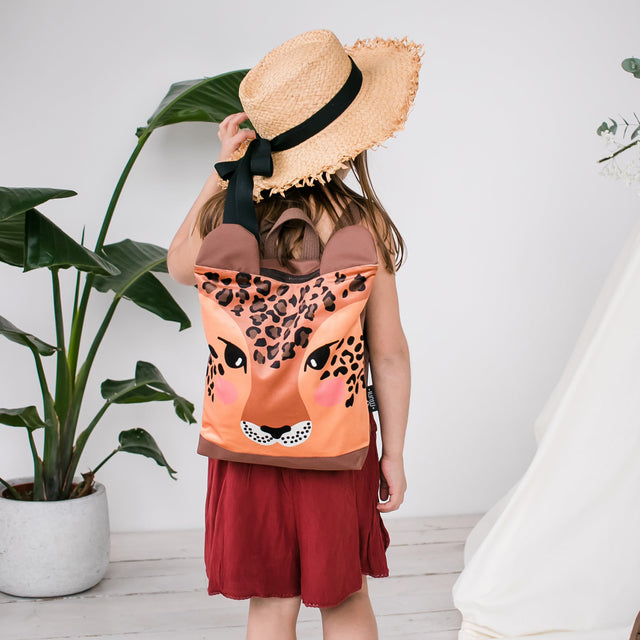 Kids Leopard Print Backpack for Everyday Adventures