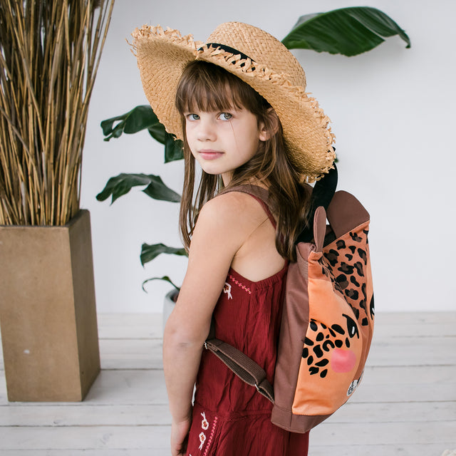 Kids Leopard Print Backpack for Everyday Adventures