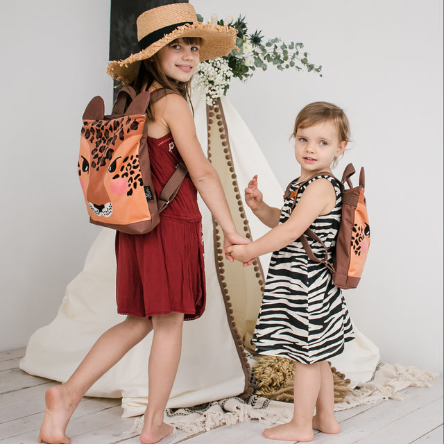 Kids Leopard Print Backpack for Everyday Adventures