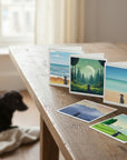 Dog in Nature Greetings Card