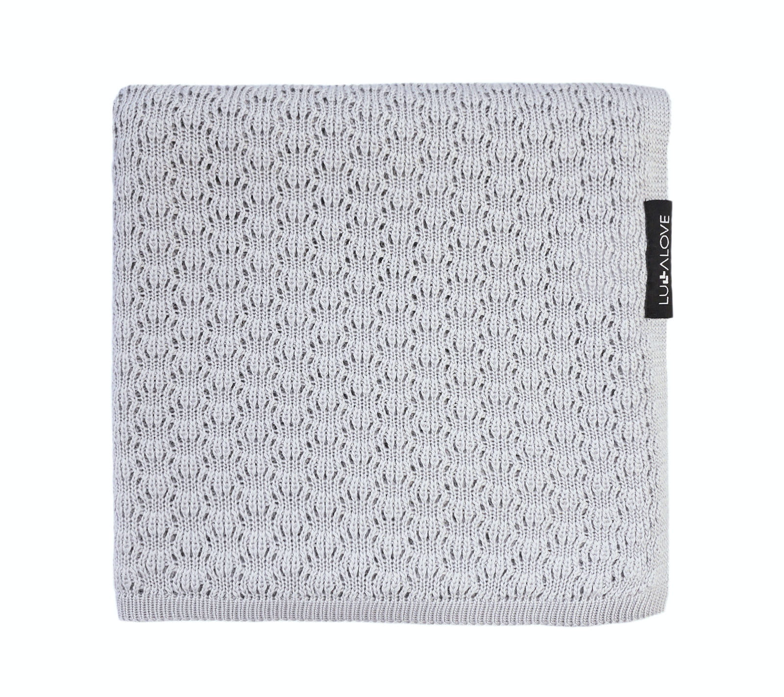 Lightweight Bamboo Viscose Baby Blanket - Breathable, Antibacterial & UV Protective | 90x90 cm Cellular Knit Swaddle for Spring/Summer by Lullalove UK at brixbailey.com