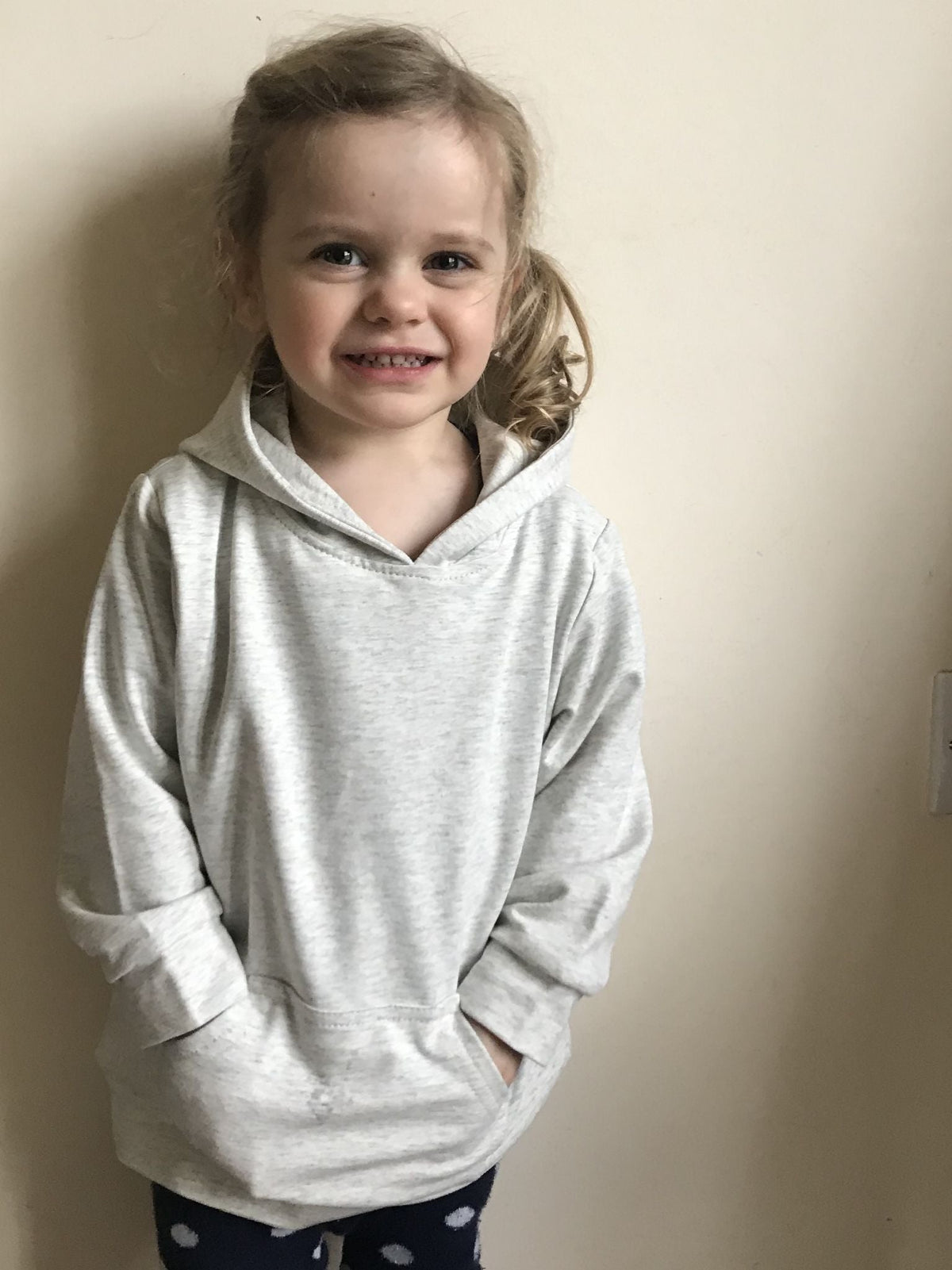 Light Grey Stylish Kid Hoodie