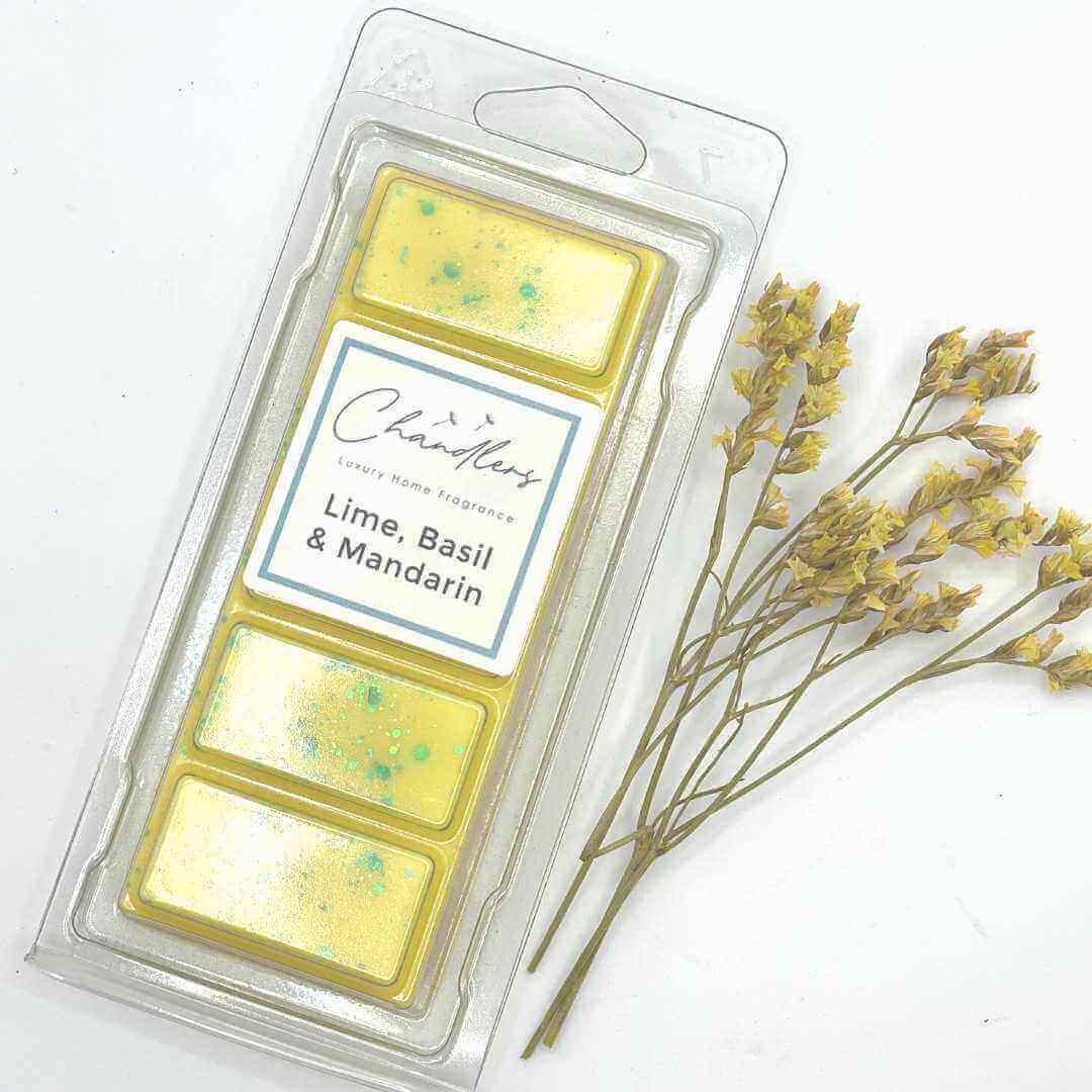 Lime, Basil &amp; Mandarin Soy Wax Melt