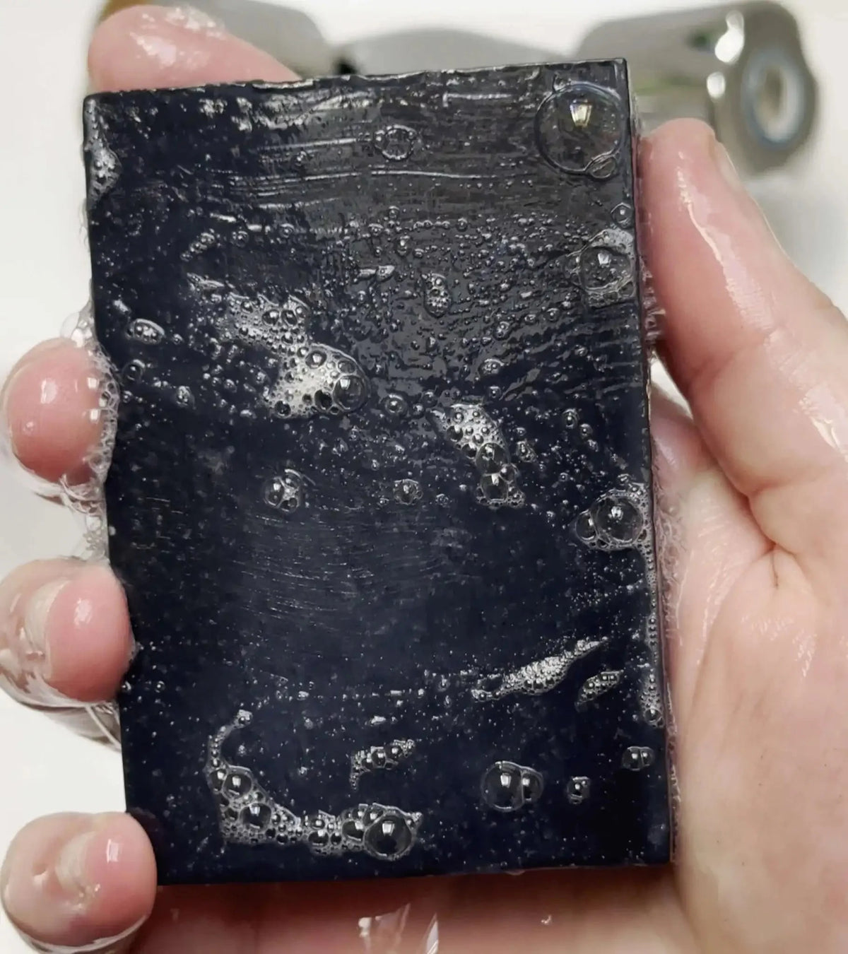 Lime &amp; Charcoal Natural Soap Bar