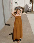 Linen Ballade Dress - Bronze