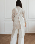 Linen Cross Back Apron