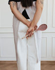 Linen Cross Back Apron