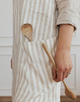 Linen Cross Back Apron