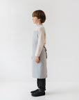 Light Grey Linen Apron for Children