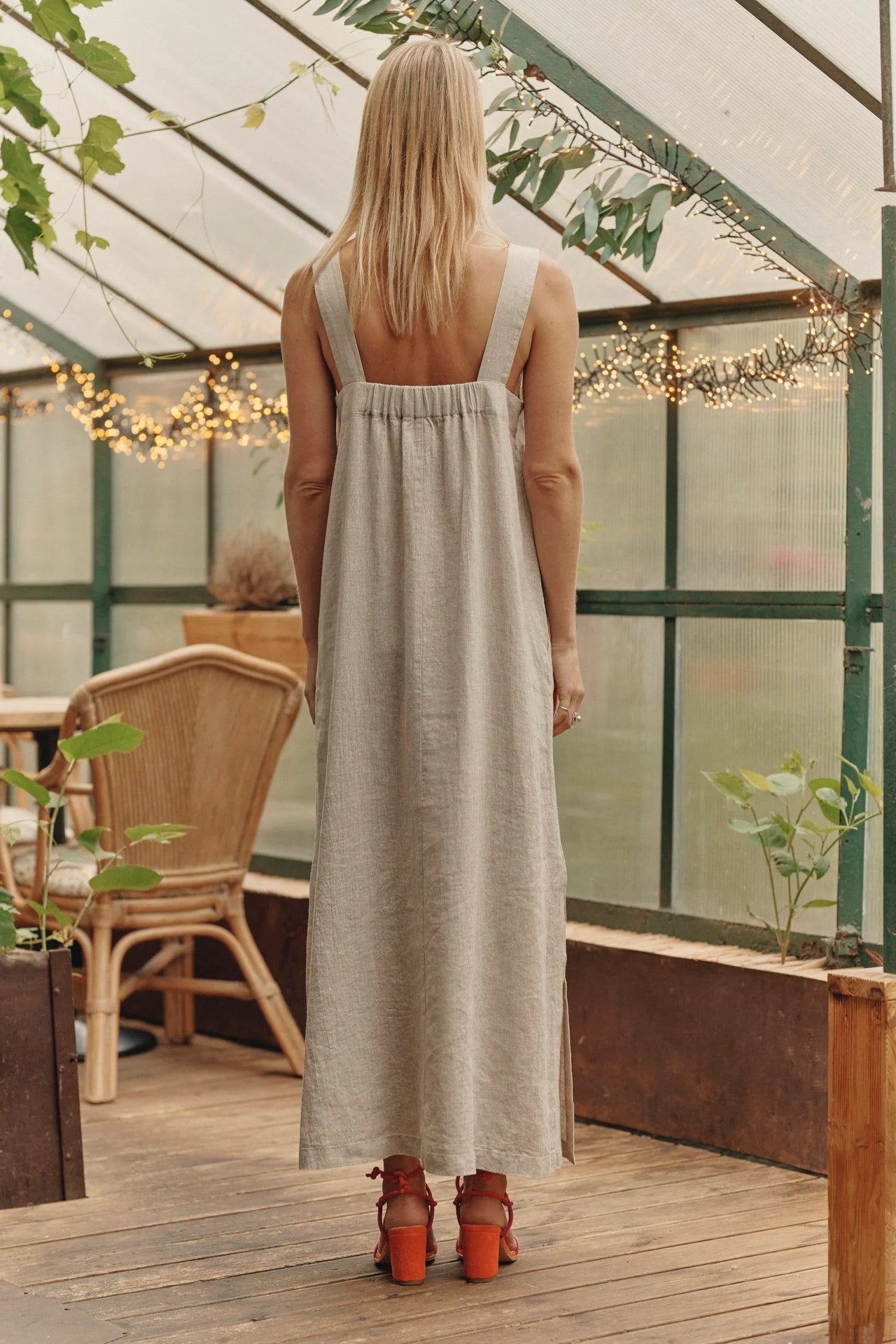 Embrace Elegance with the Versatile Fugue Linen Dress by Linen Tales at www.brixbailey.com