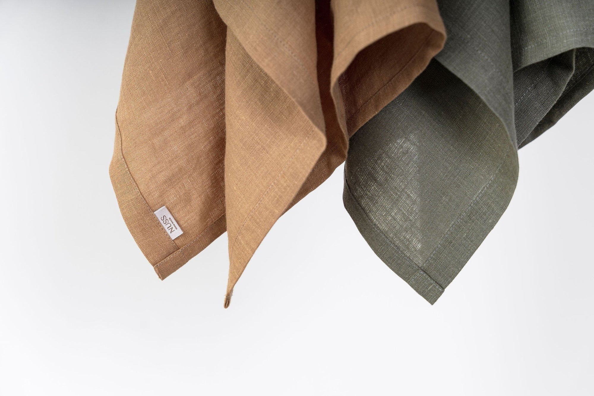 Linen Kitchen Towel in Earth Colours