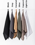 Linen Kitchen Towel in Earth Colours