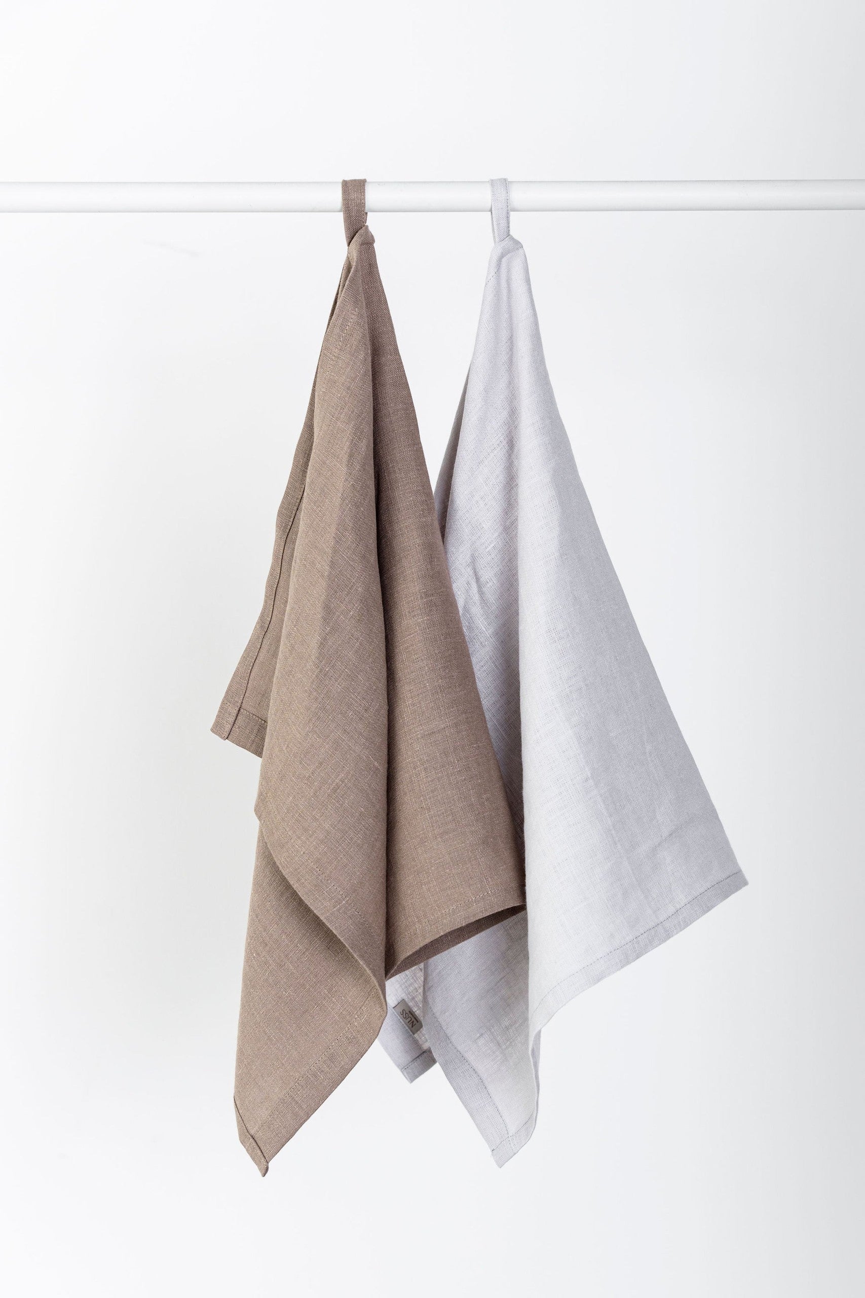 Linen Kitchen Towel in Earth Colours