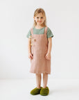Honey Linen Pinafore Apron for Young Bakers