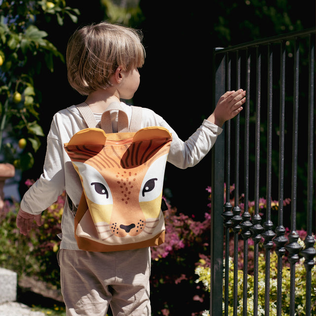 Stylish Lion Backpack for Toddlers – Fun &amp; Functional by Muni at www.brixbailey.com