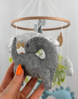 Little Dino Land Cot Mobile